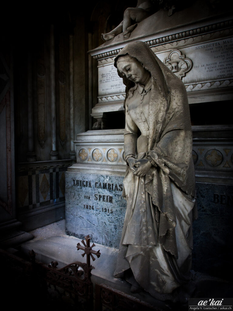Tomb in Staglieno Monumental Cemetary, Italy