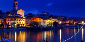 Blue Hour at Feriolo in Italy