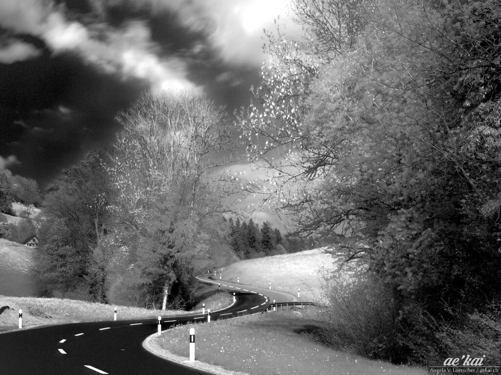 Infrared picture of the Zurich Countryside