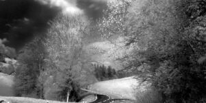 Infrared picture of the Zurich Countryside