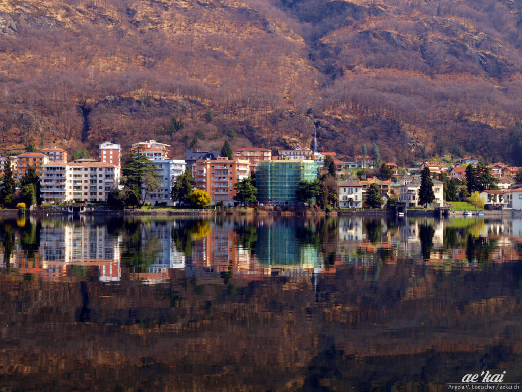 Reflections on Lago d'Orta in Italy